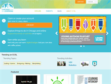 Tablet Screenshot of chicagocityoflearning.org
